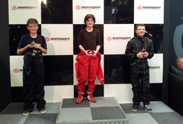 Racing Perfection Kart Academy Brighton Juniors Final Podium - Round 5